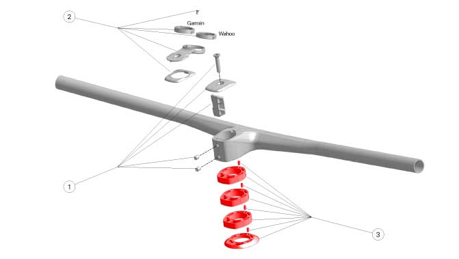 Topcone / Spacer Kit (MSM01 / ICS Carbon XC Cockpit)